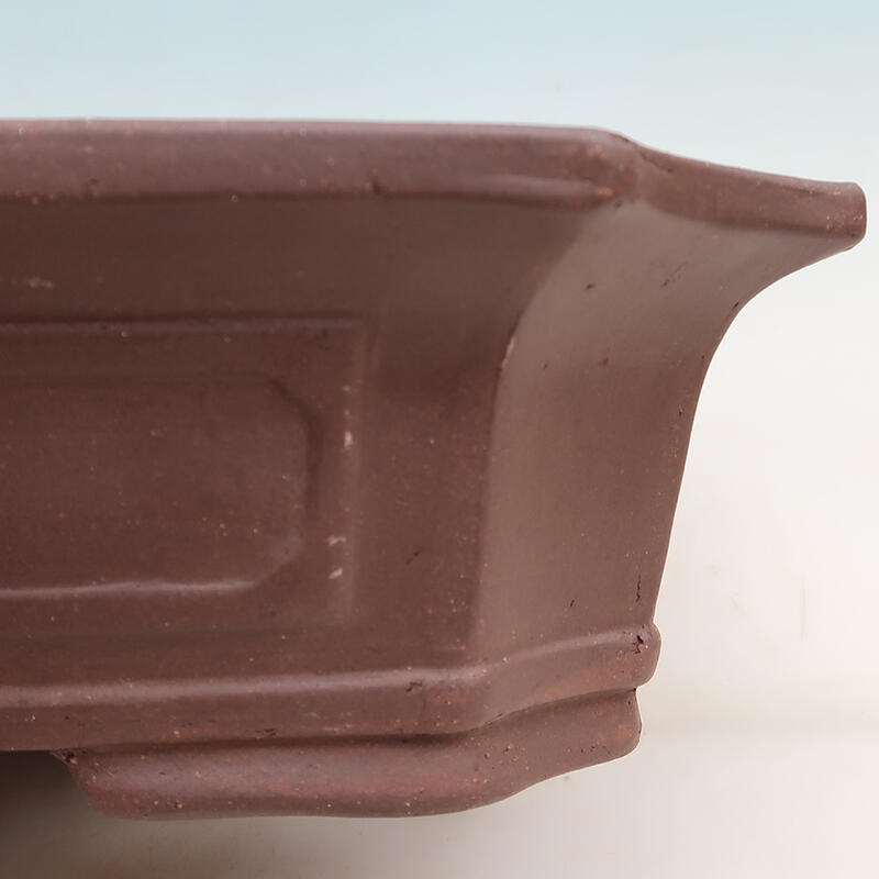 Bonsaischale 40,5 x 32,5 x 11,5 cm, Farbe braun