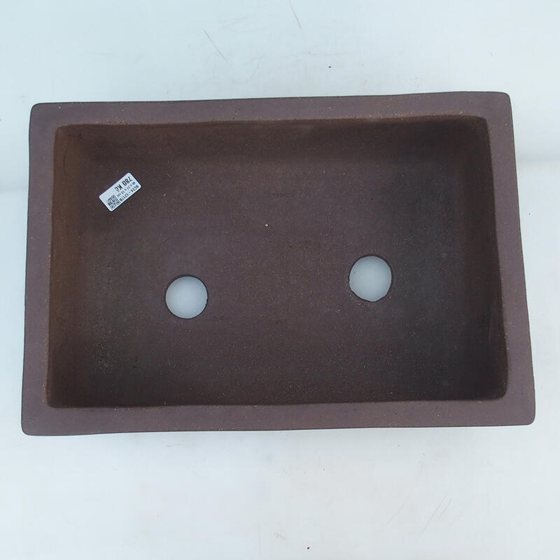 Bonsaischale 40 x 27 x 14 cm, braun