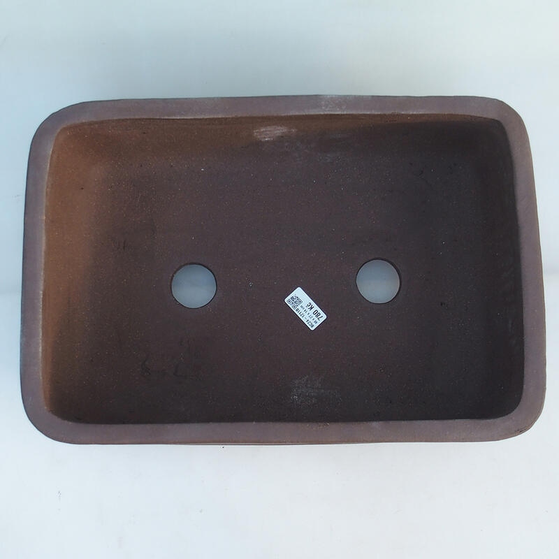 Bonsaischale 41,5 x 28 x 14 cm, Farbe braun - nur Palettentransport