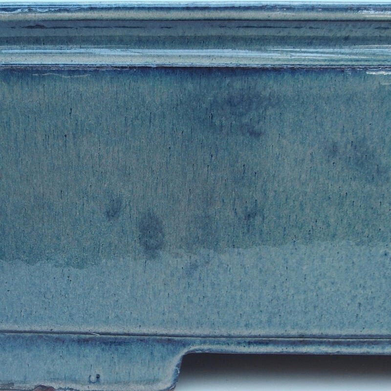 Bonsaischale 41,5 x 29 x 17,5 cm, Farbe blau-beige - nur Palettentransport