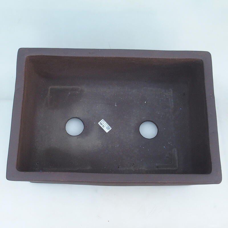 Bonsaischale 49,5 x 34 x 18 cm, Farbe braun - nur Palettentransport