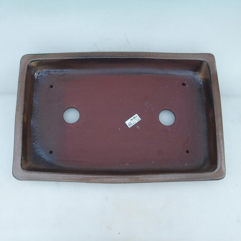 Bonsaischale 51 x 33,5 x 8,5 cm, Farbe braun - nur Palettentransport