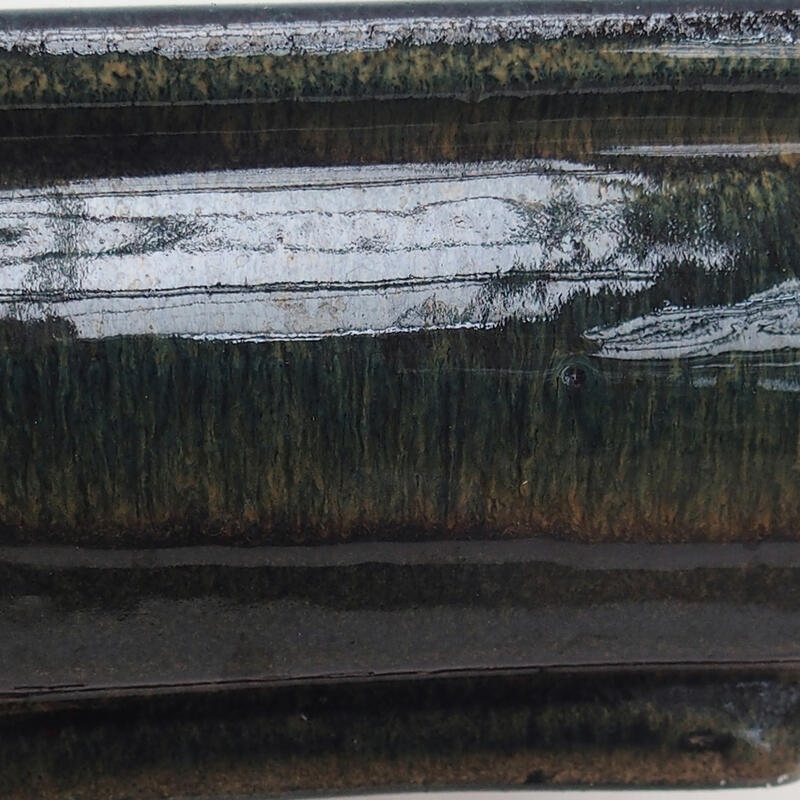 Bonsaischale 51 x 33 x 8 cm, blau-grün - nur Palettentransport