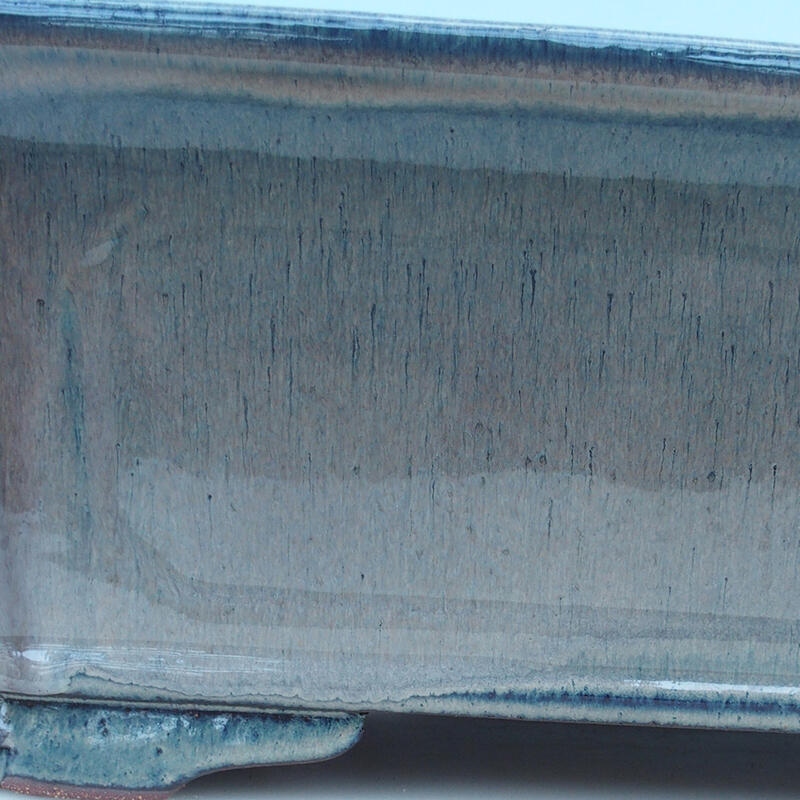 Bonsaischale 51 x 35,5 x 16 cm, Farbe blau-beige - nur Palettentransport