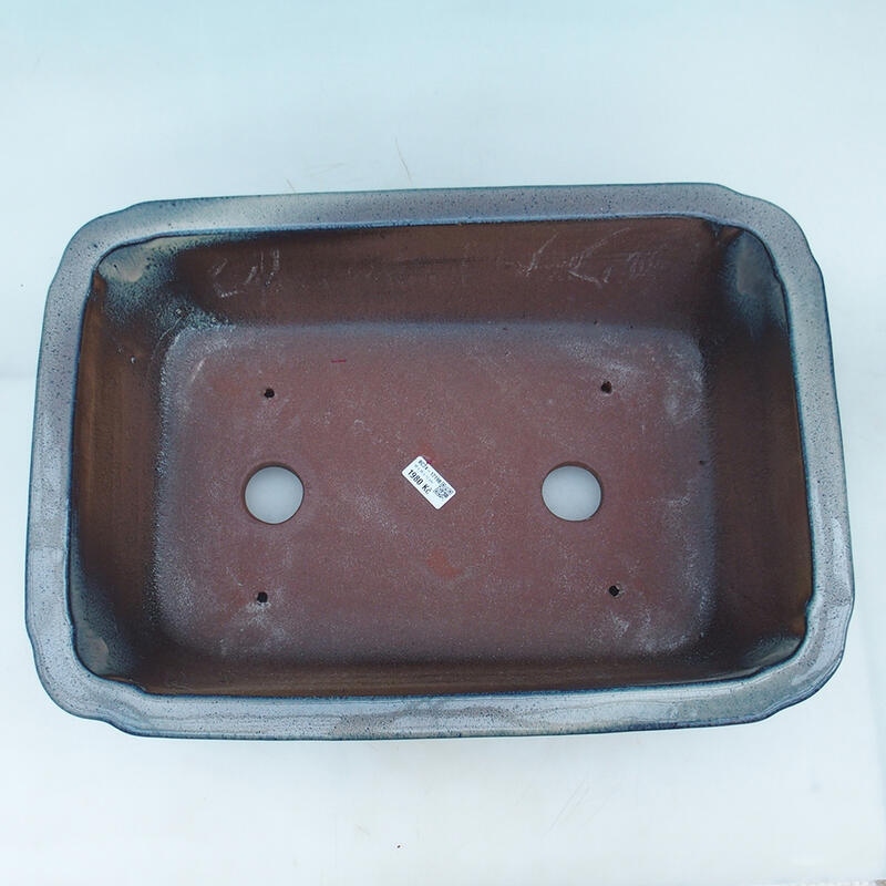 Bonsaischale 51 x 35,5 x 16 cm, Farbe blau-beige - nur Palettentransport