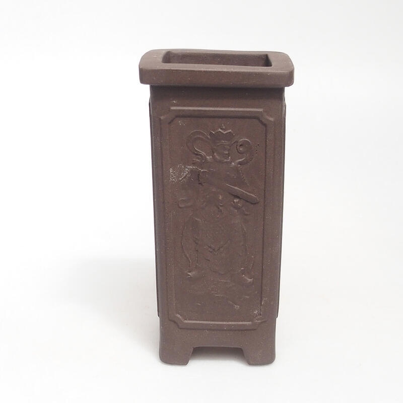 Bonsaischale 6,5 x 6,5 x 13 cm, braun