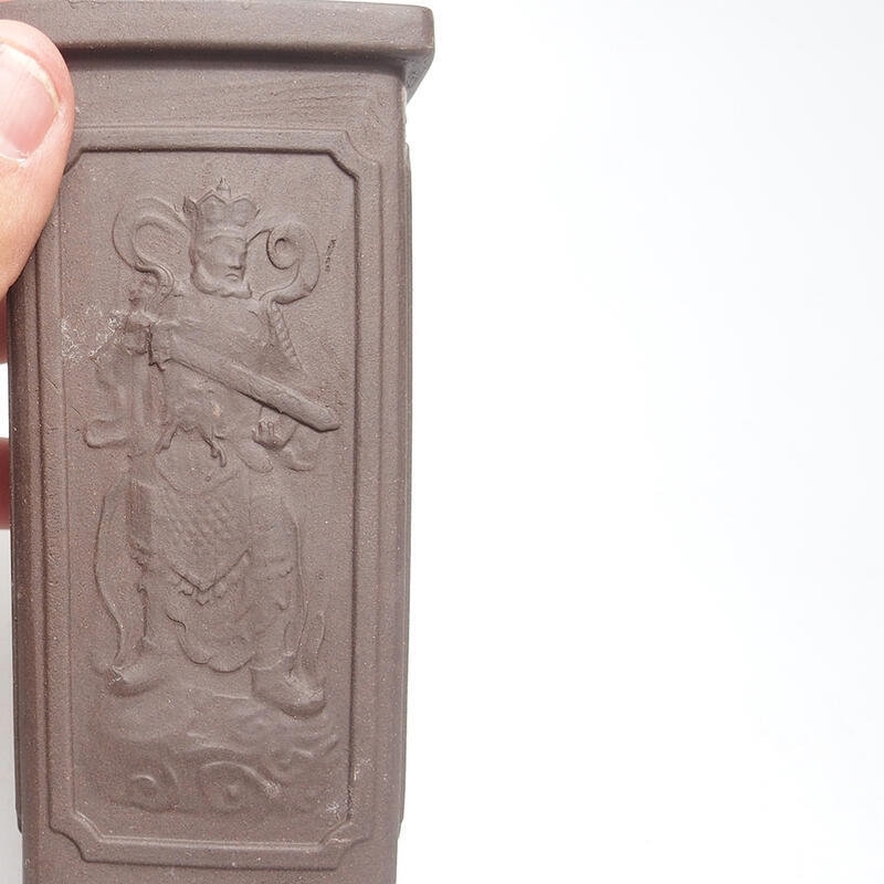 Bonsaischale 6,5 x 6,5 x 13 cm, braun