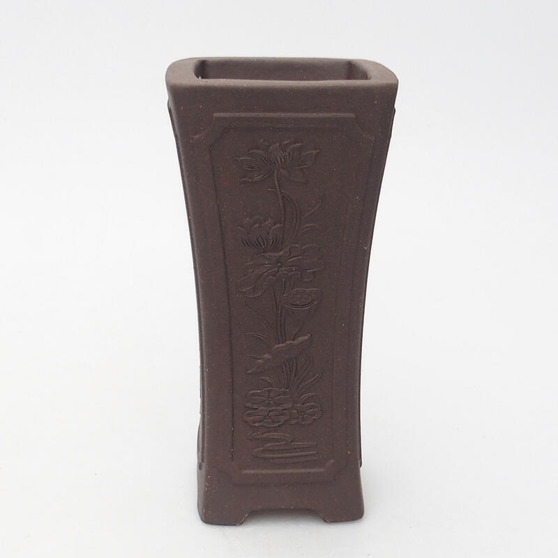 Bonsaischale 6 x 6 x 13 cm, braun