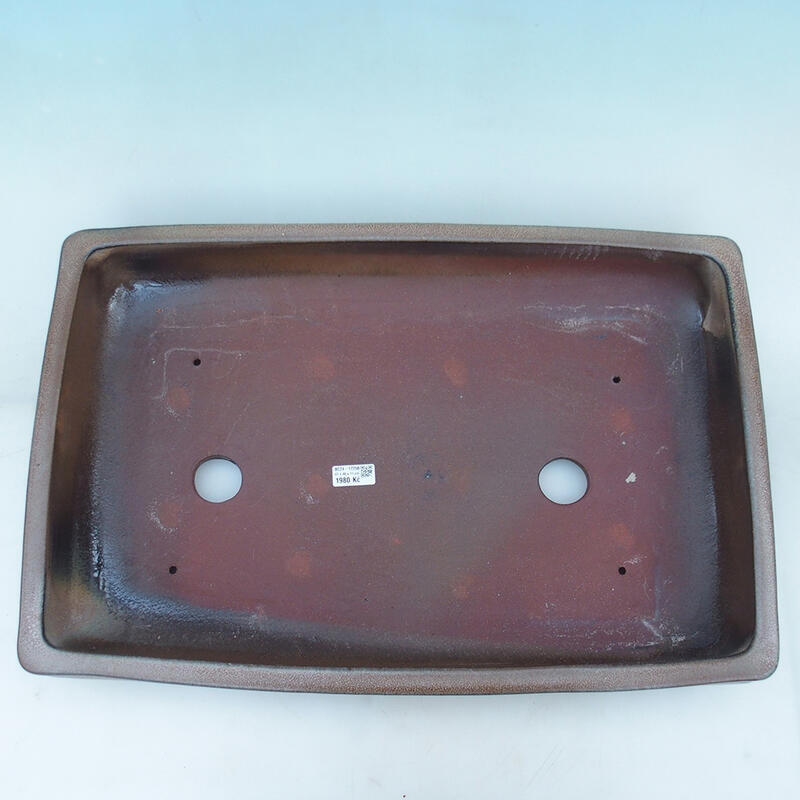 Bonsaischale 61 x 41 x 11 cm, braun - nur Palettentransport