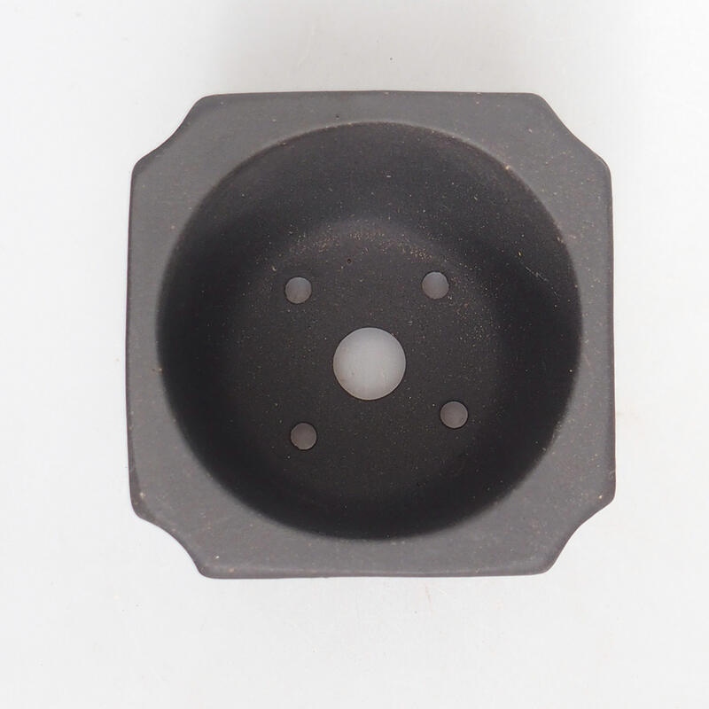 Bonsaischale 7 x 7 x 6 cm, schwarz