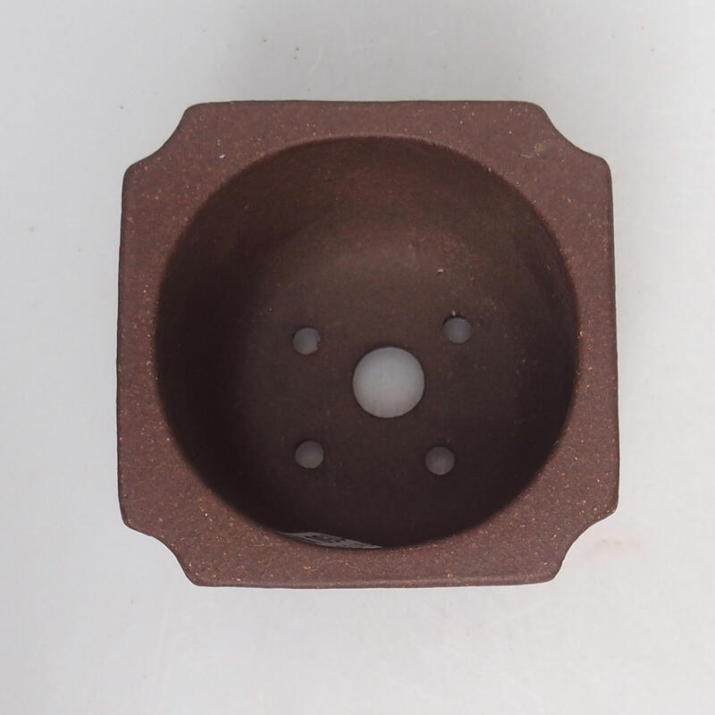 Bonsaischale 7 x 7 x 6 cm, braun