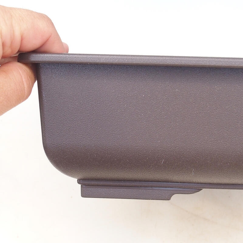 Bonsaischale Kunststoff MP-7 braun - 34 x 26 x 9 cm