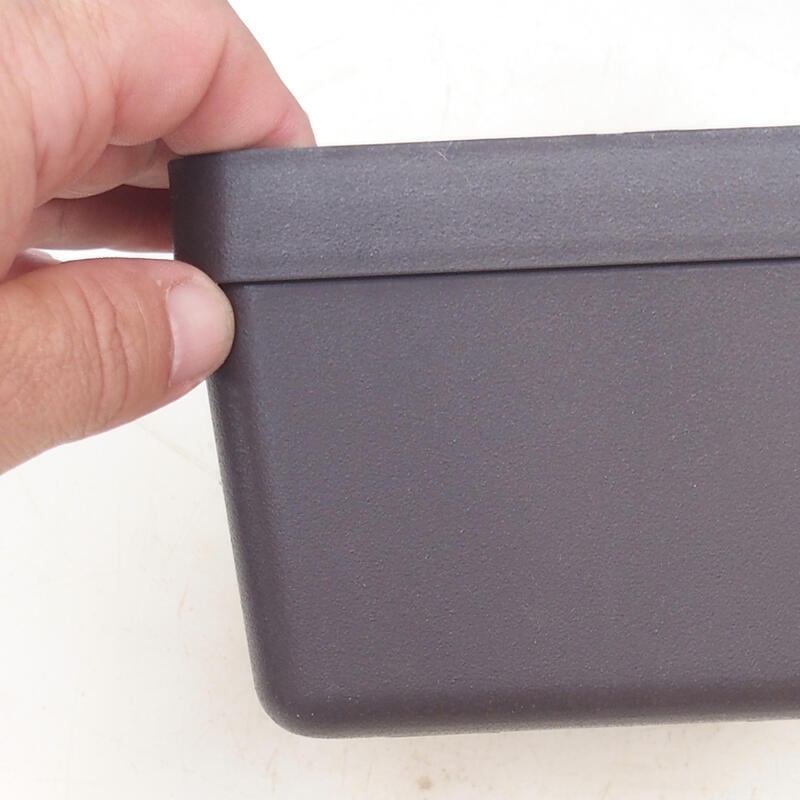 Bonsaischale Kunststoff YMDR-2 braun - 13 x 13 x 9 cm