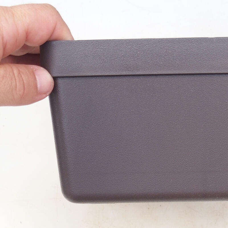 Bonsaischale Kunststoff YMDR-3 braun - 20 x 20 x 10 cm