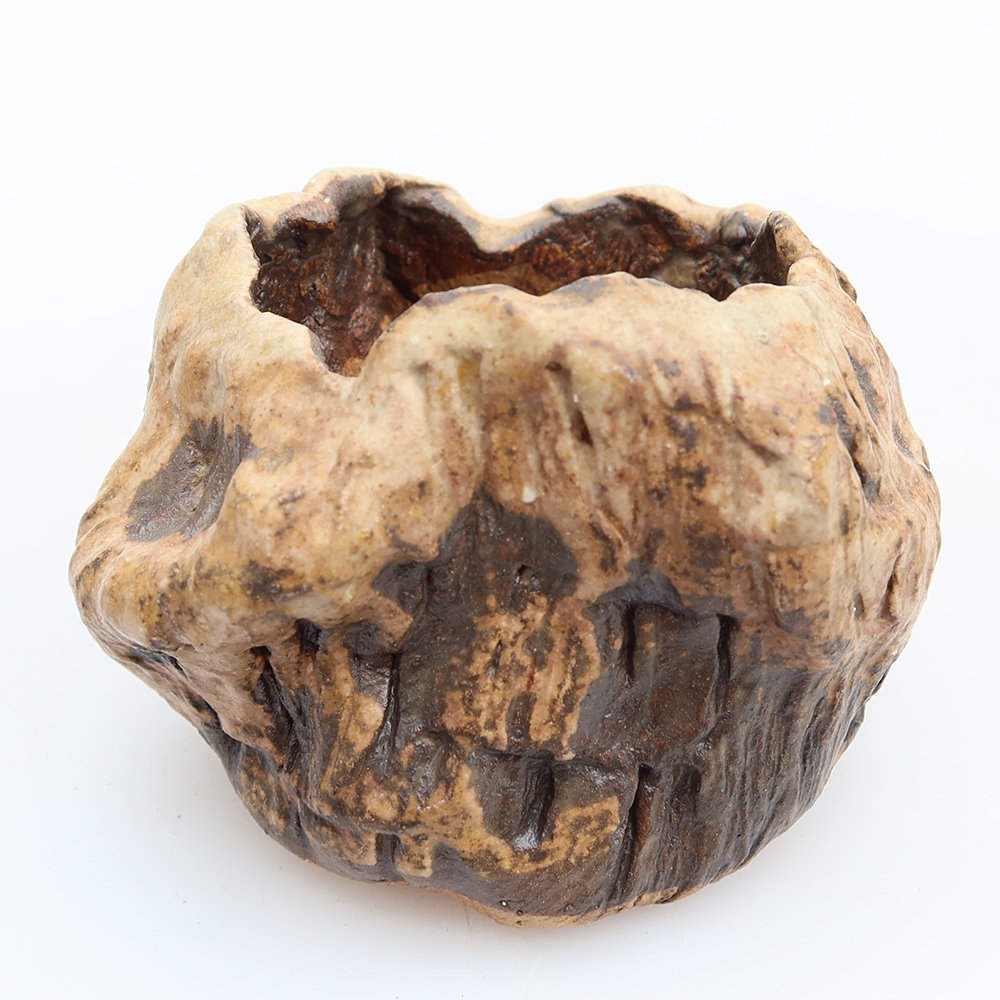 Keramikschale  5,5 x 5,5 x 6 cm, Farbe: braun