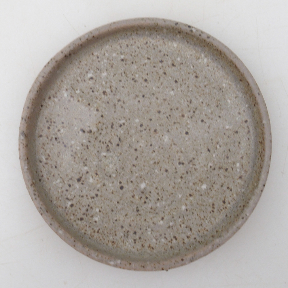 Runde Bonsai-Konsole D6-S - 10 x 10 x 1 cm - beige