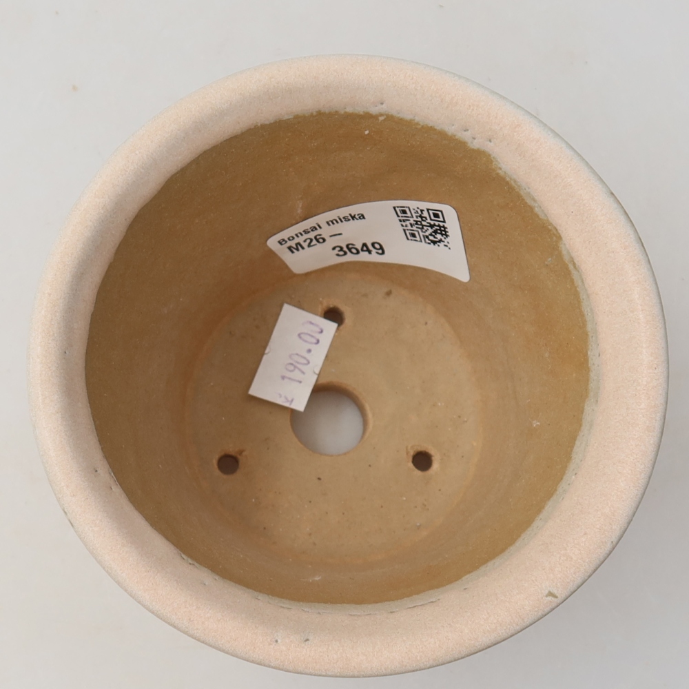 Keramik-Bonsai-Schale 11 x 11 x 7 cm, Farbe: Rosa