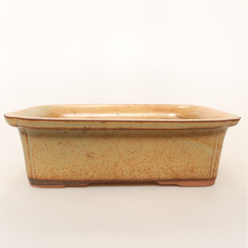 Keramikschale  20 x 15,5 x 6 cm, Farbe: braun