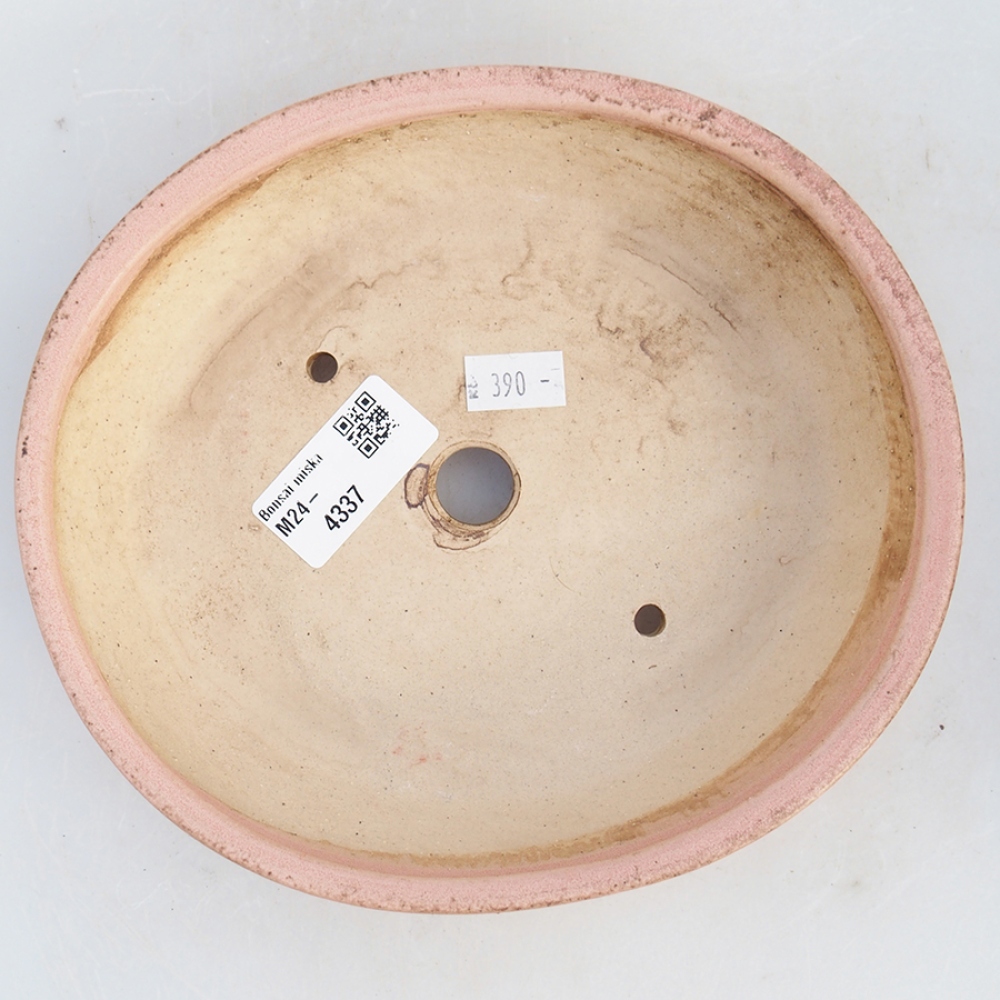 Bonsaischale aus Keramik 18,5 x 16,5 x 4 cm, rosa