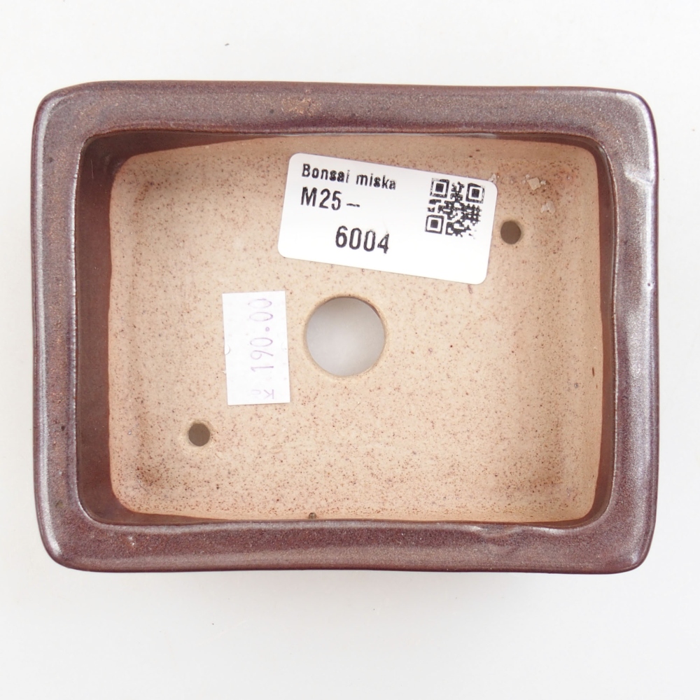 Bonsaischale aus Keramik 15,5 x 12 x 6 cm, Farbe blau