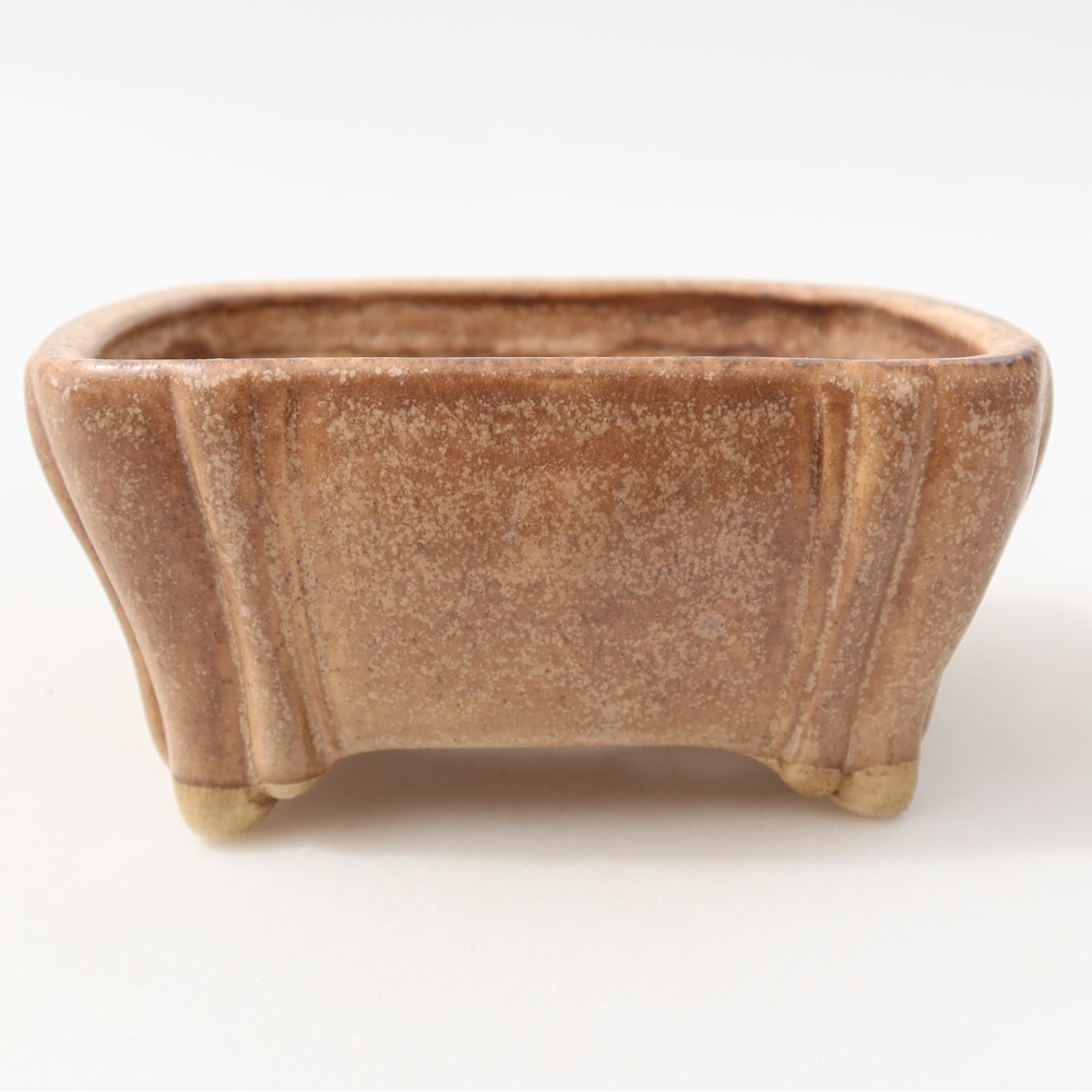 Bonsaischale aus Keramik 10,5 x 10,5 x 4,5 cm, rosa