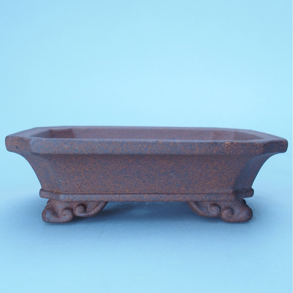 Schale 11 x 8,5 x 3,5 cm braun