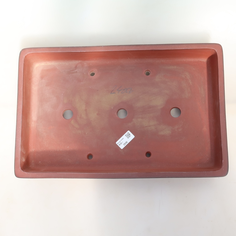 Keramikschale  45 x 29 x 6,5 cm, Farbe: Ziegelrot – NUR PERSÖNLICHE ABHOLUNG oder Transport auf Paletten
