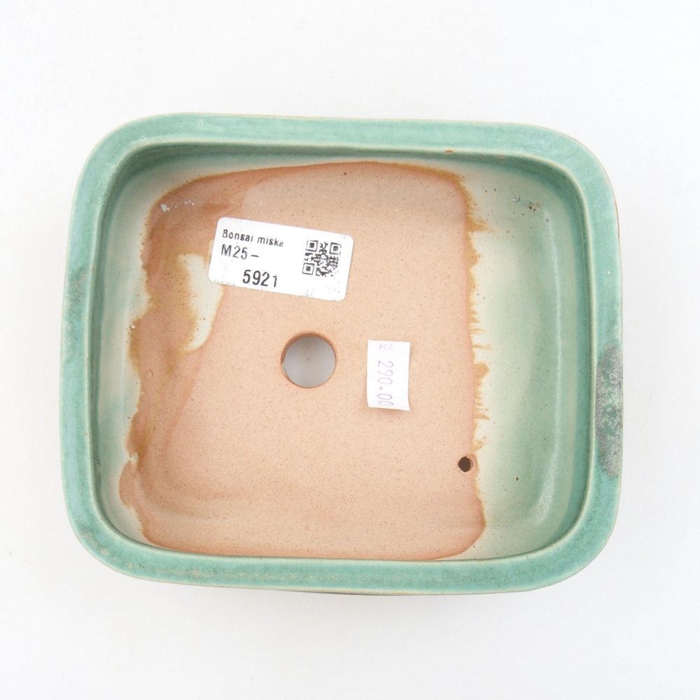 Bonsaischale aus Keramik 15,5 x 12 x 6 cm, Farbe blau