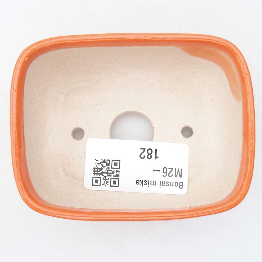 Mini-Bonsaischale 8 x 6 x 3 cm, orange