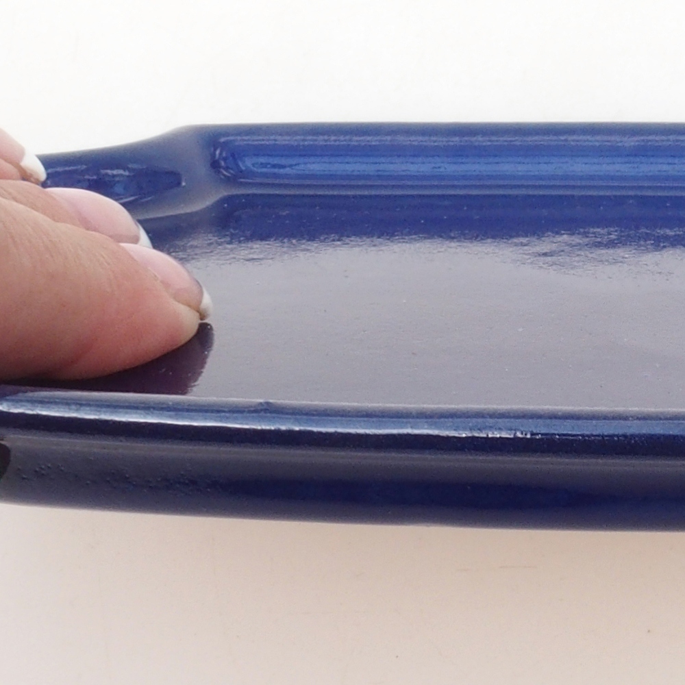 Keramikschale H03 - 17 x 12,5 x 1 cm - blau