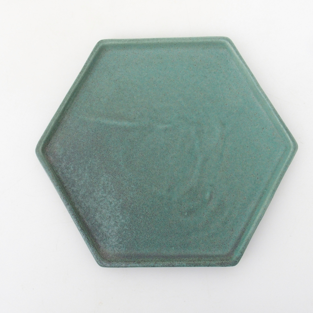 Bonsaischale + Untertasse H53 - 19 x 21,5 x 7 cm - grün