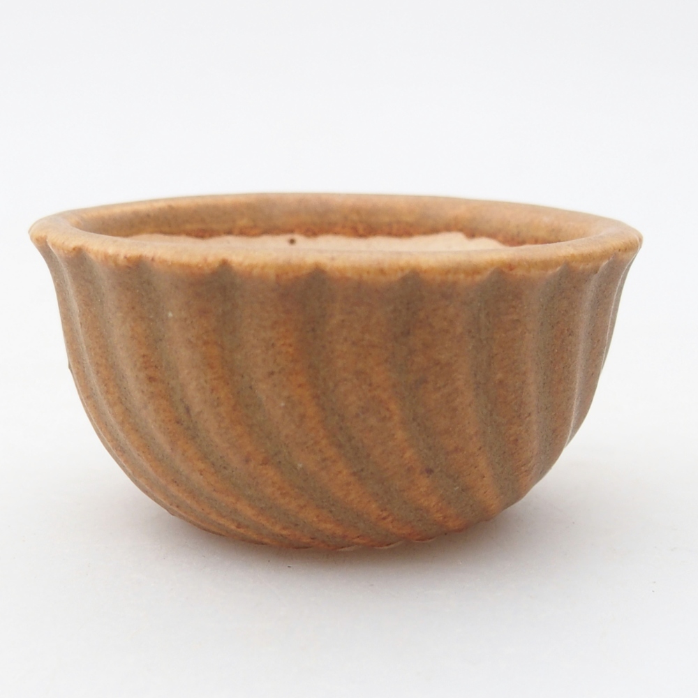 Mini-Bonsaischale 5,5 x 5,5 x 3 cm, braun