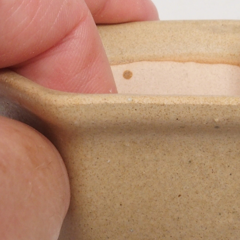 Mini-Bonsaischale 7 x 7 x 5 cm, braun