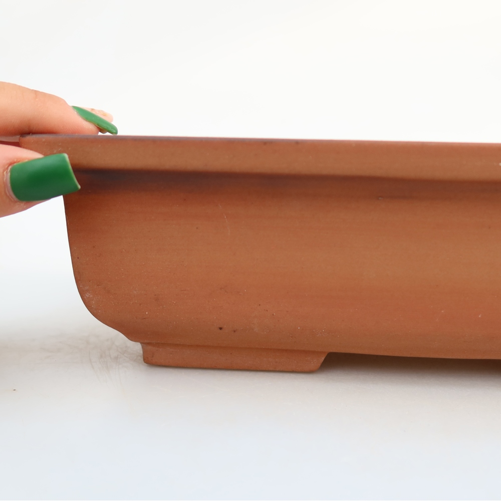 Keramikschale  24,5 x 19 x 7 cm, Farbe: Ziegelrot
