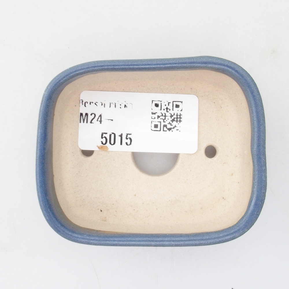 Mini-Bonsaischale 7 x 5,5 x 2 cm, Farbe blau