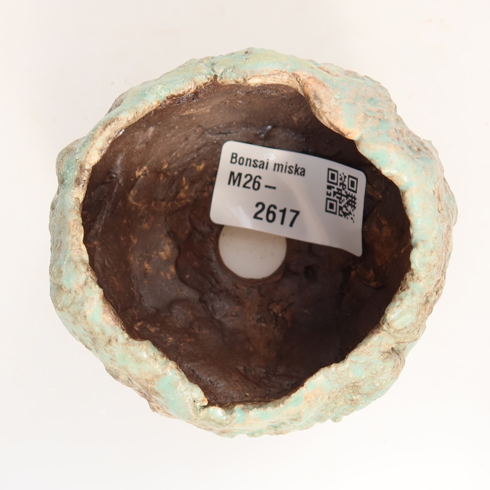 Keramikschale  7 x 7 x 6 cm, Farbe: grün