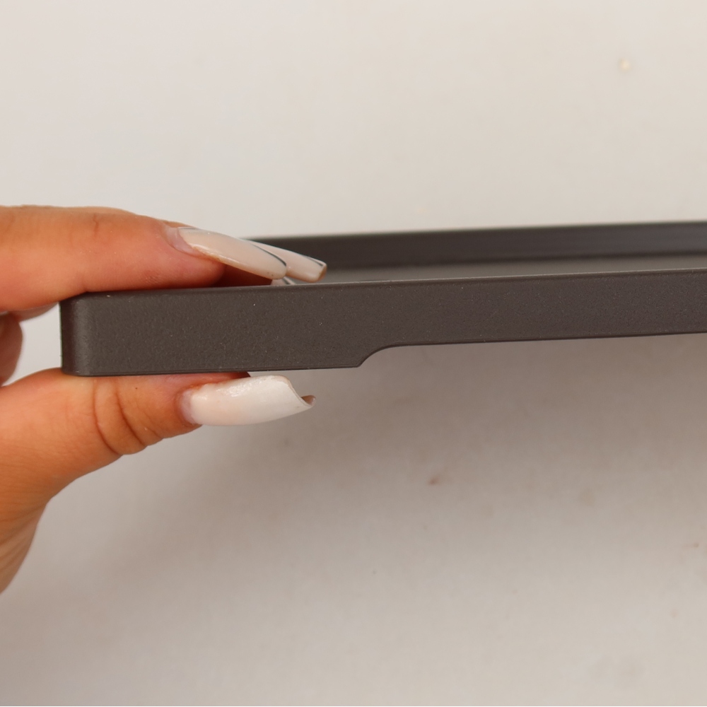 Bonsai-Untersetzer aus Kunststoff PP-2 – 20 x 15 x 1,2 cm, Farbe: Braun