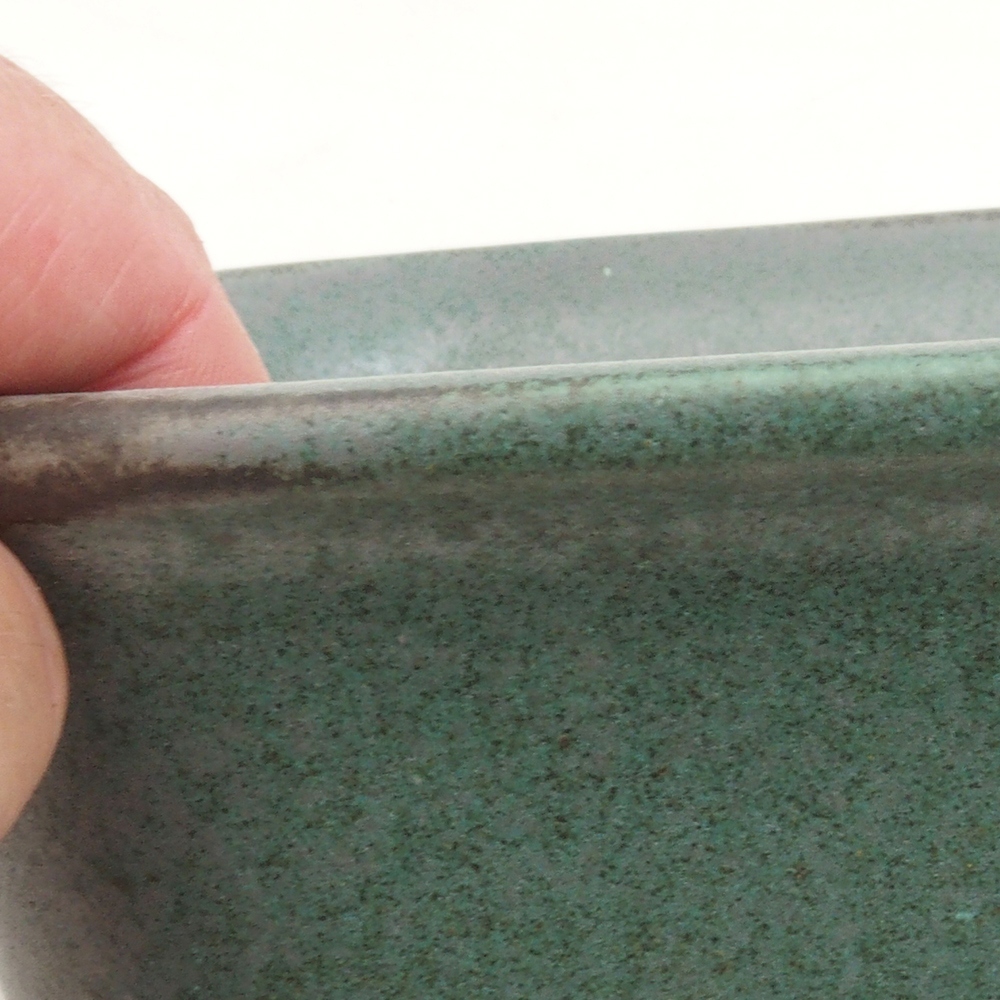 Bonsaischale H36 - 17 x 15 x 7,5 cm - grün