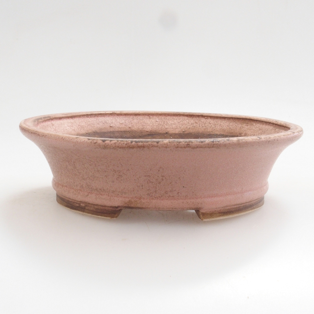 Bonsaischale aus Keramik 10 x 8,5 x 4 cm, braun