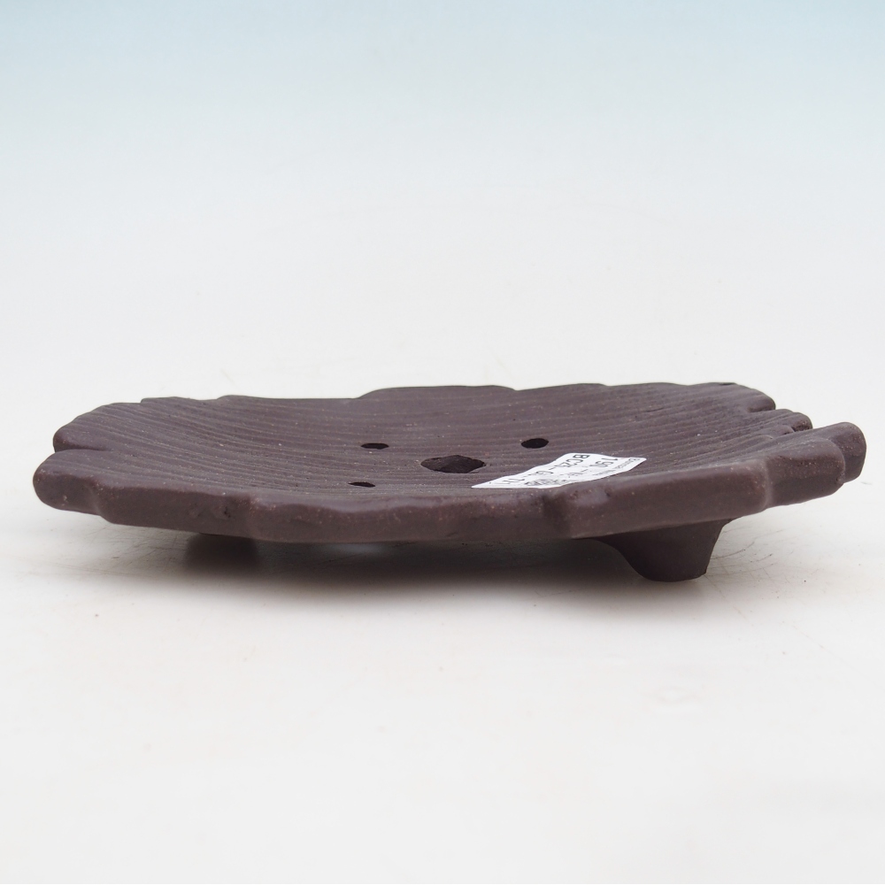 Keramikschale 16 x 12 x 3 cm , Farbe braun