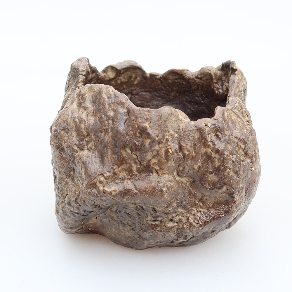 Keramikschale  5,5 x 5,5 x 6 cm, Farbe: braun