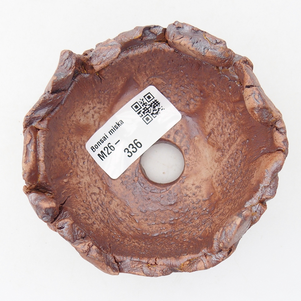 Keramische Schale 9 x 9 x 5,5 cm , Farbe braun