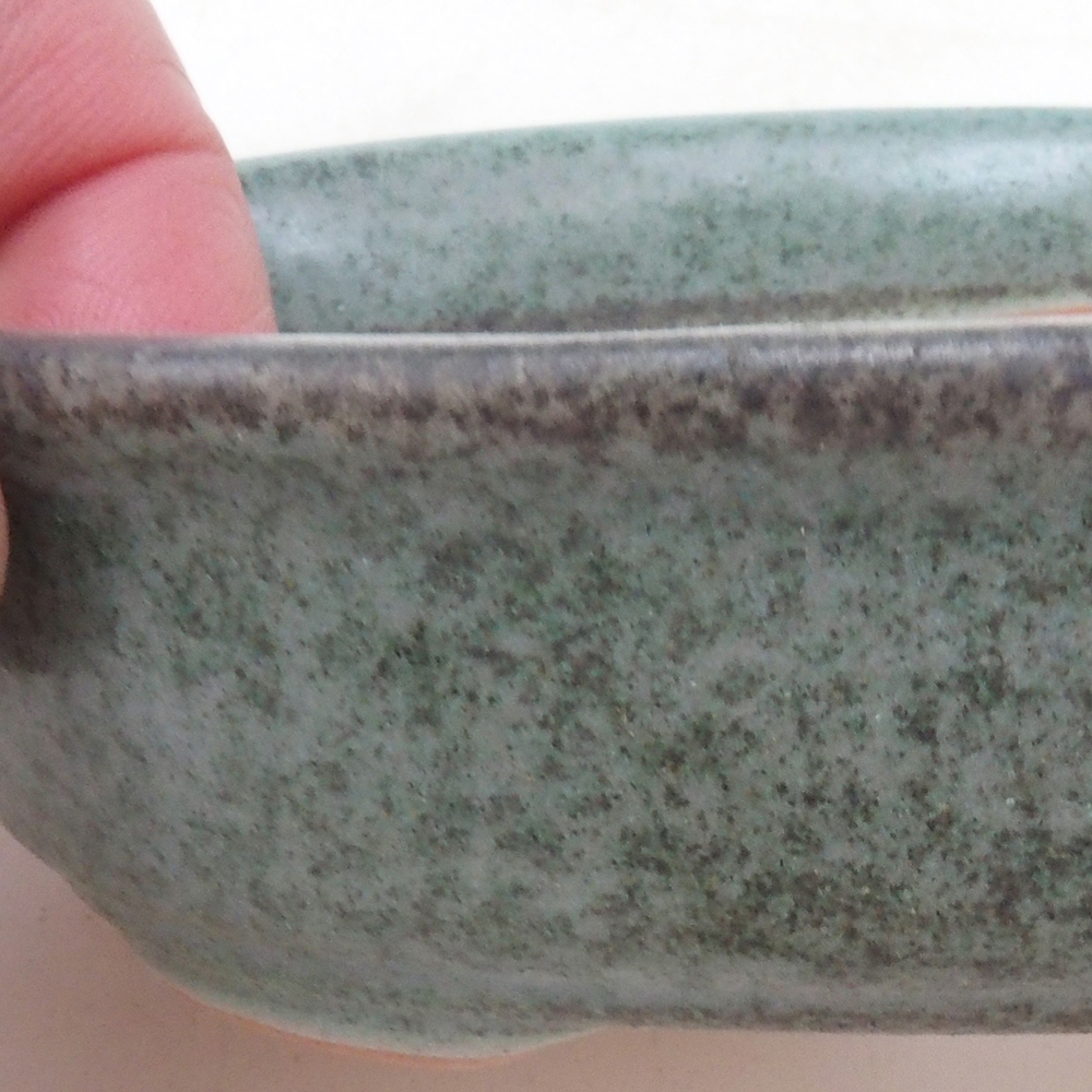 Bonsaischale H04 - 10,5 x 7,5 x 3 cm - grün