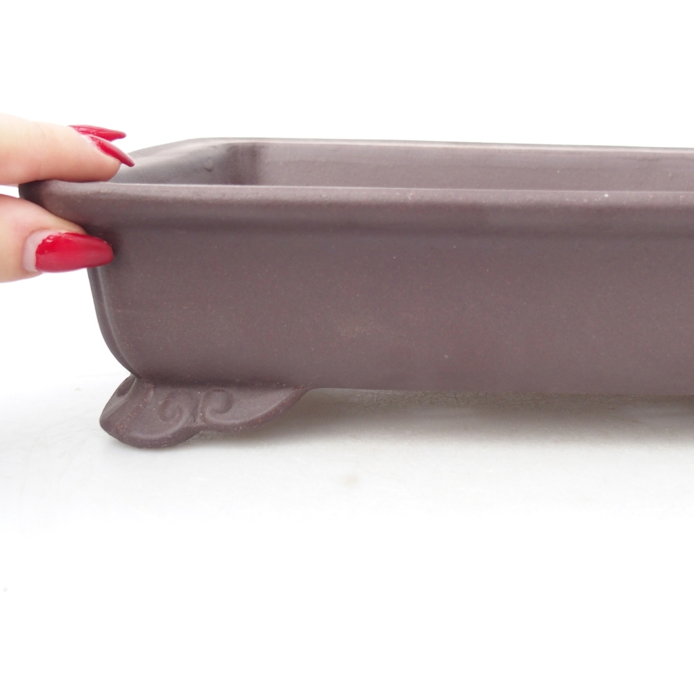 Schale 25 x 19,5 x 6 cm braun