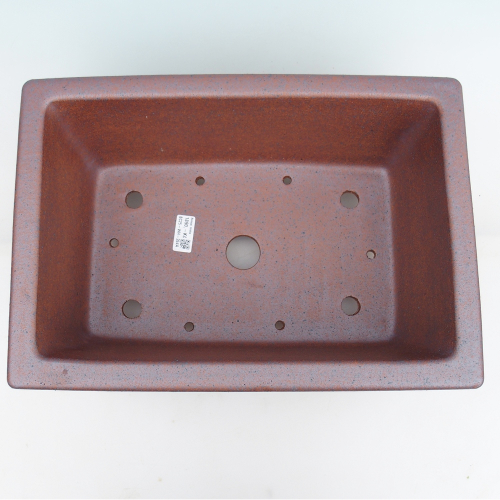 Bonsaischale aus Keramik 41,5 x 29 x 17 cm , Farbe Metall - NUR PERSÖNLICHE ABHOLUNG oder Palettentransport