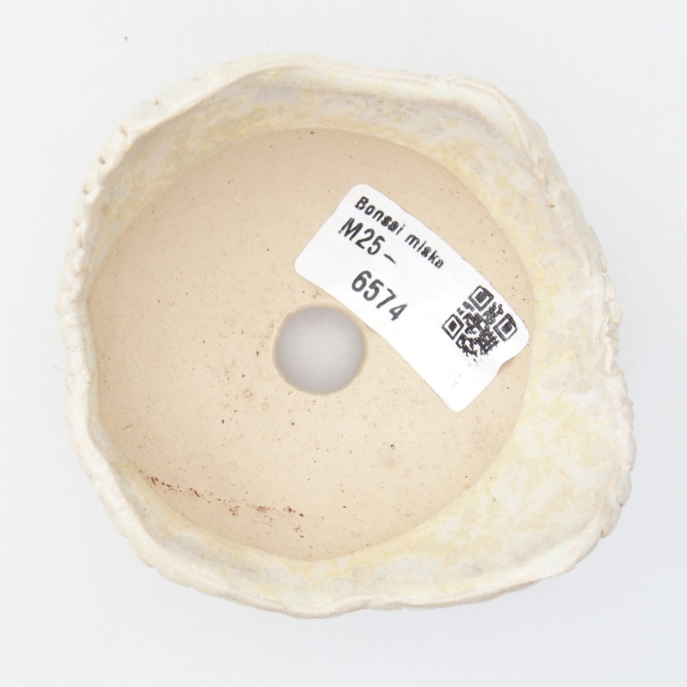 Keramikschale 8,5 x 8,5 x 5 cm , Farbe beige