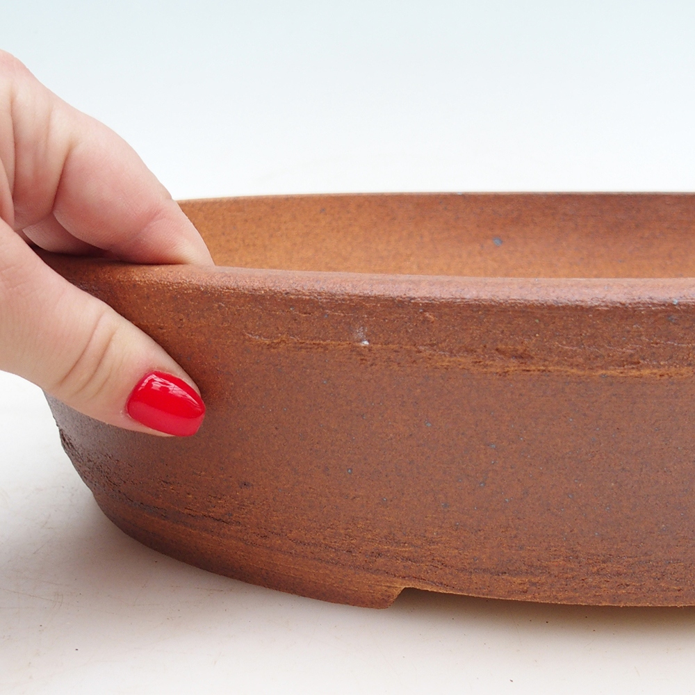 Bonsaischale 33 x 26 x 7,5 cm , Farbe braun