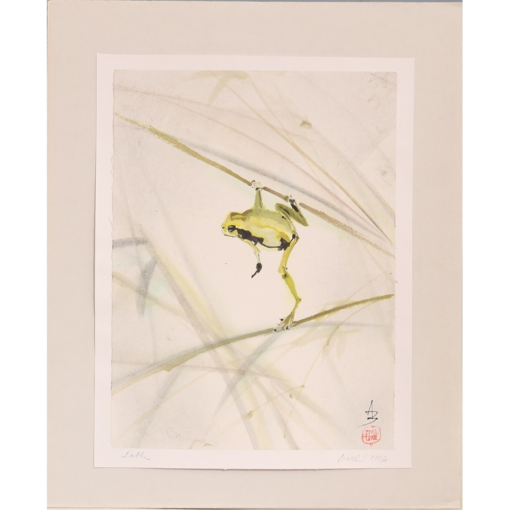 Kalligraphie – Frosch