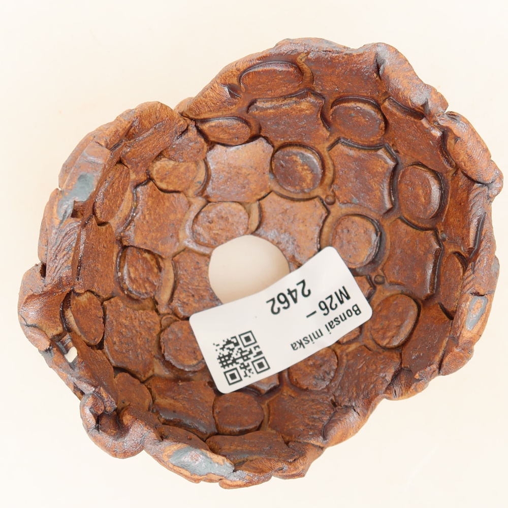 Keramikschale 9 x 8 x 5,5 cm , Farbe braun