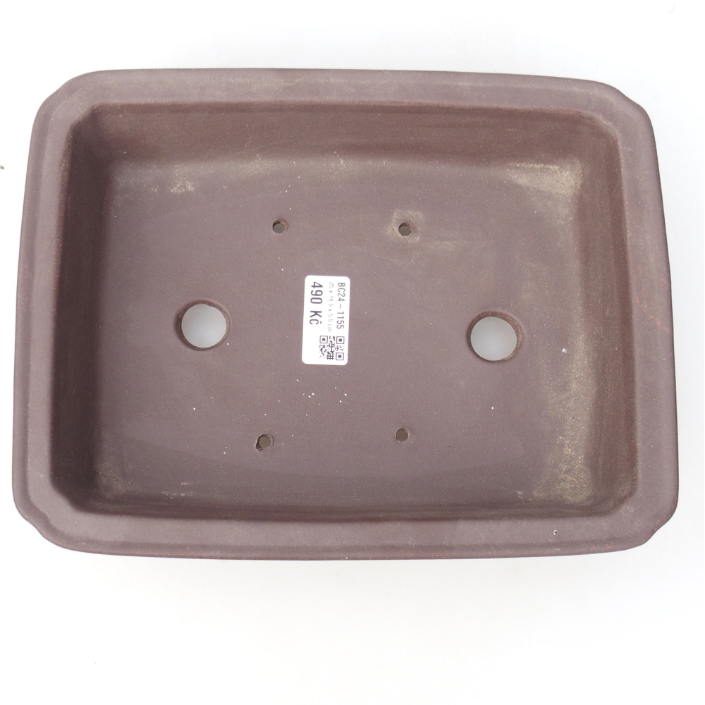 Schale 25 x 19,5 x 6 cm braun